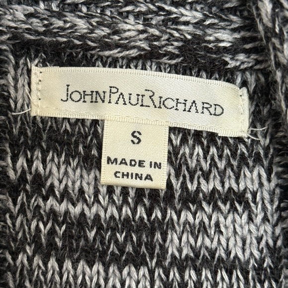 Woman’s Black and Gray Cardigan - Picture 2 of 3